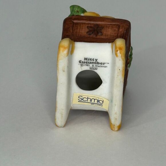 Vintage Kitty Cucumber Christmas Ornaments by Schmid Set of 2 - Picture 14 of 15